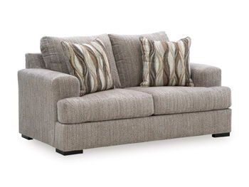 Lofwood - Loveseat, Color: Gray