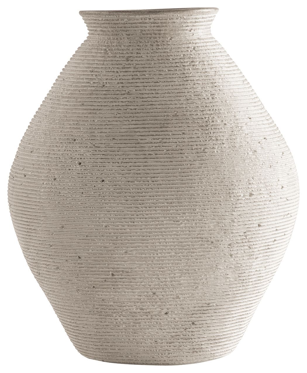 Hannela - Vase, Color: Beige, Dimensions: 10''W x 10''D x 12''H