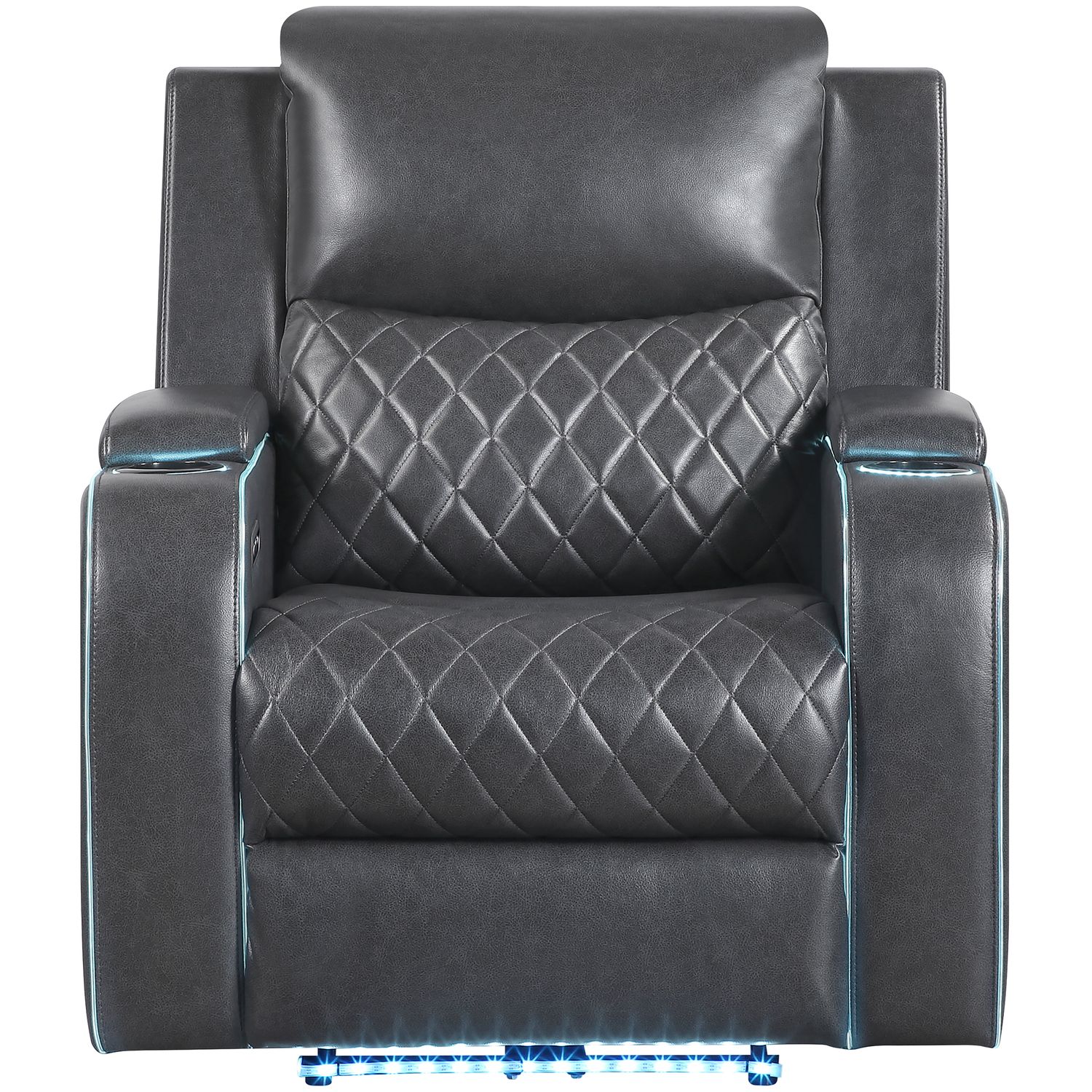 Luna - Power Recliner, Color: Dark Gray