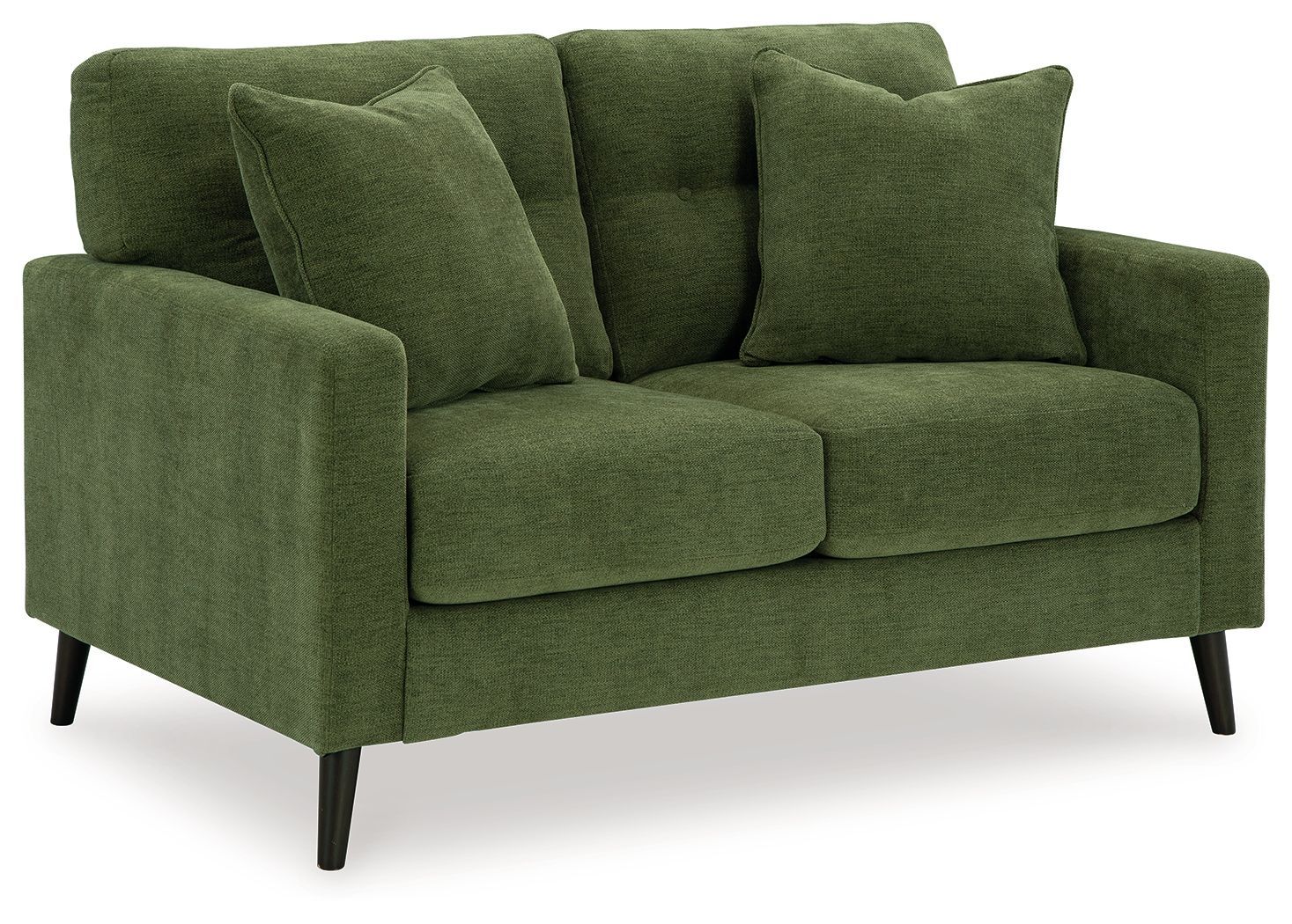 Bixler - Loveseat, Color: Green