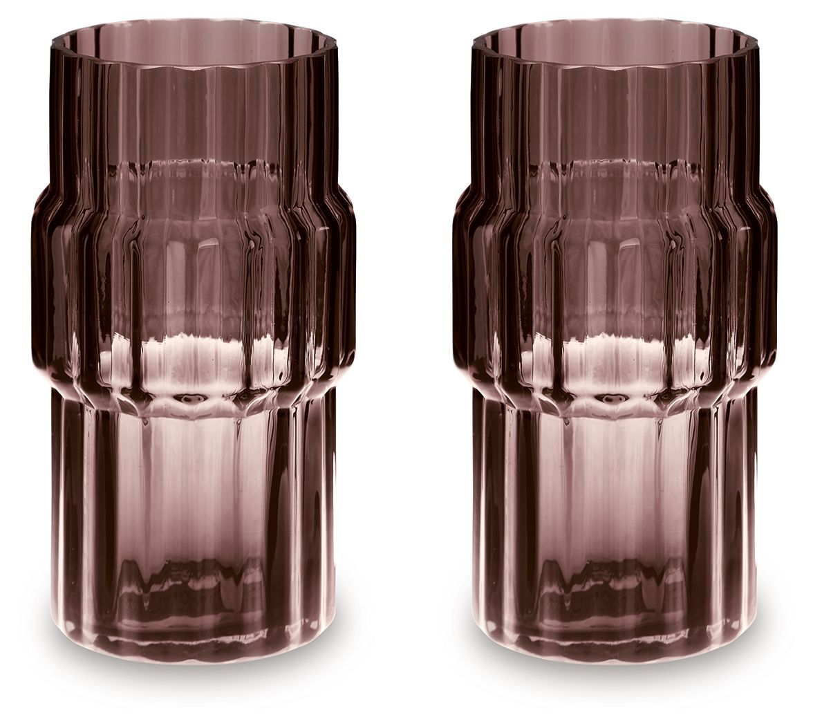 Dorlow - Vase, Dimensions: 5''W x 5''D x 10''H, Option: 2 Pieces