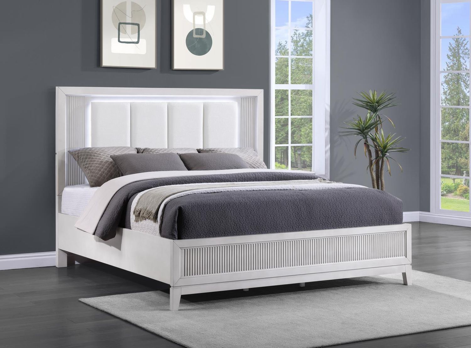B252 - LED Bed, Size: King