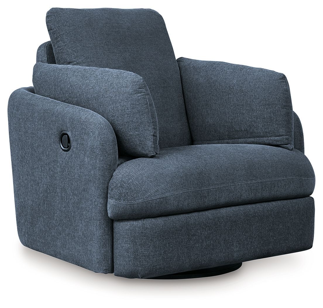 Modmax - Swivel Glider Recliner, Color: Blue