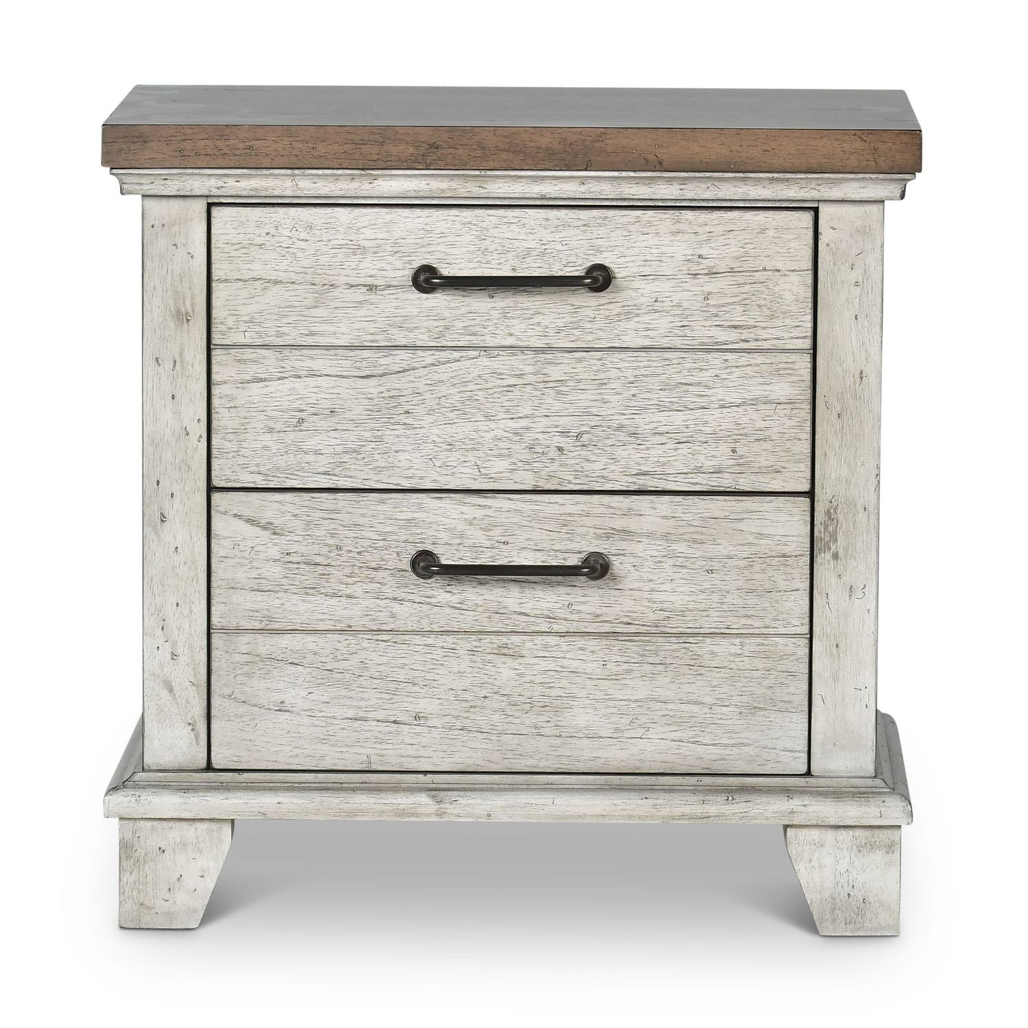 Bear Creek - Accent Nightstand, Color: White