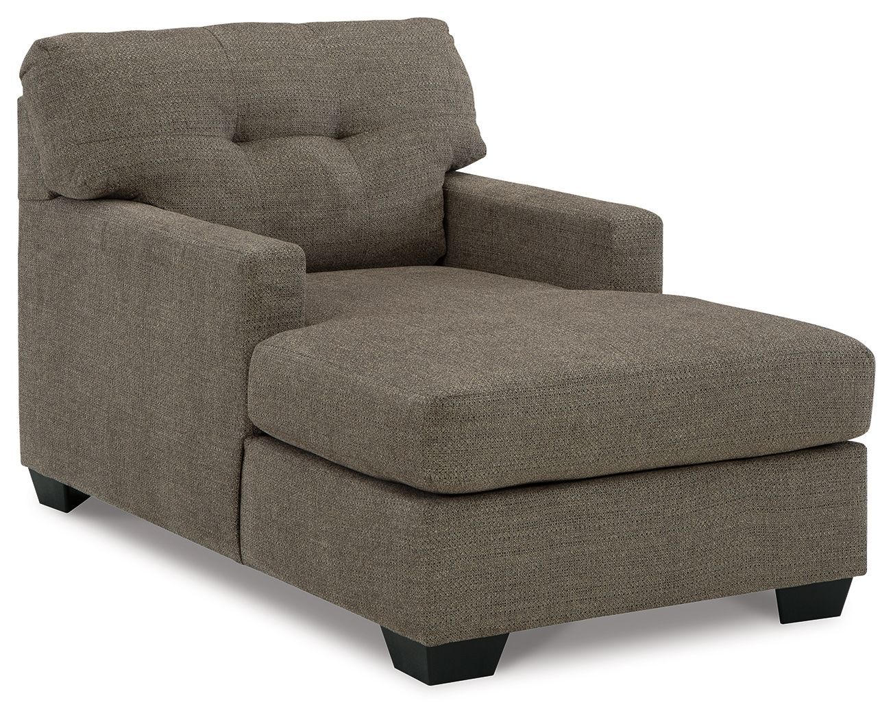 Mahoney - Chaise, Color: Dark Brown