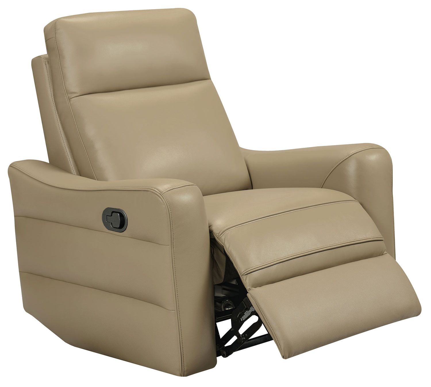 3517 - Chair With Manual Recliner, Color: Light Brown