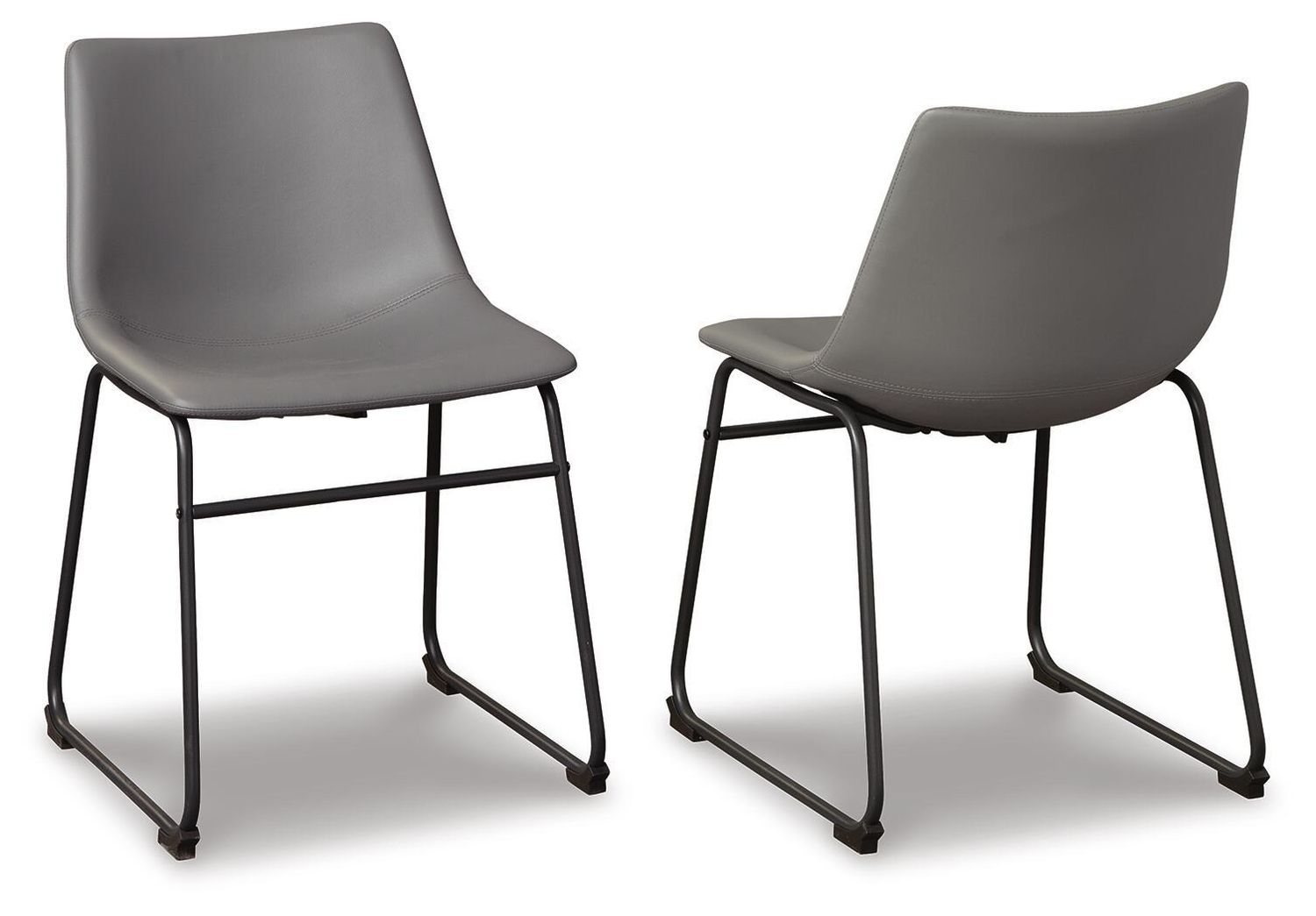 Centiar - Upholstered Side Chair, Color: Gray