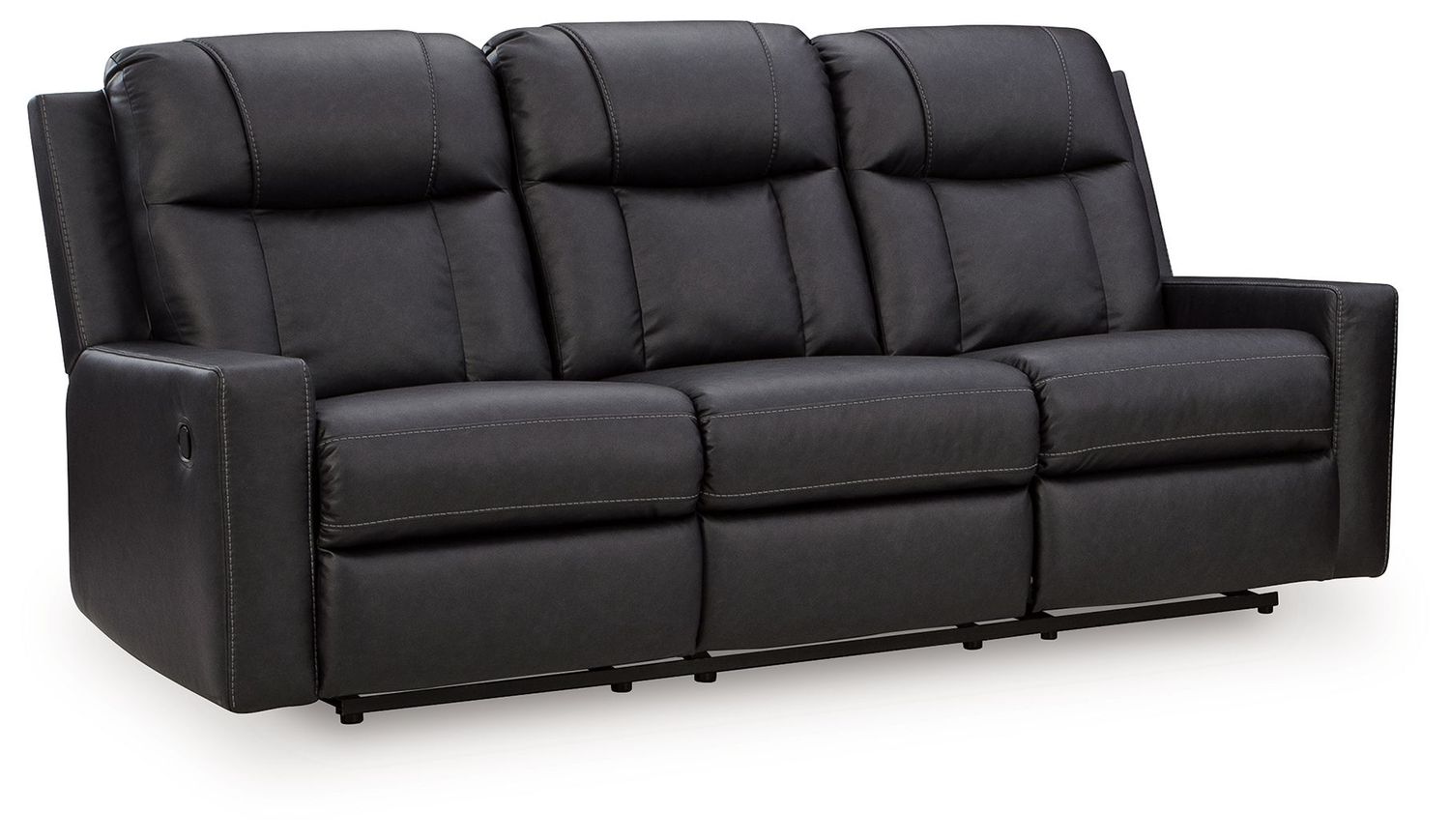 Mackmenville - Reclining Sofa, Color: Black