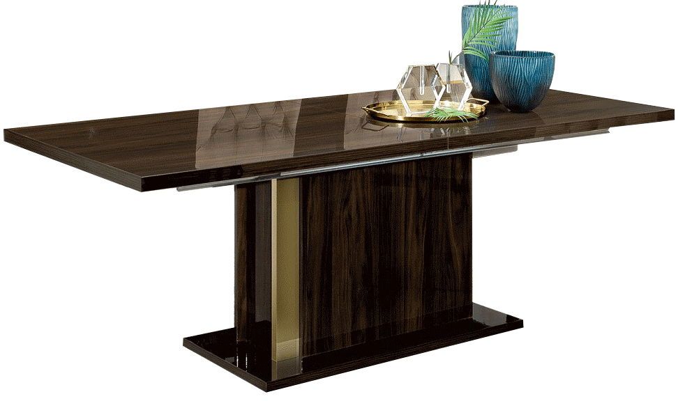Volare - Dining Table, Color: Dark Brown
