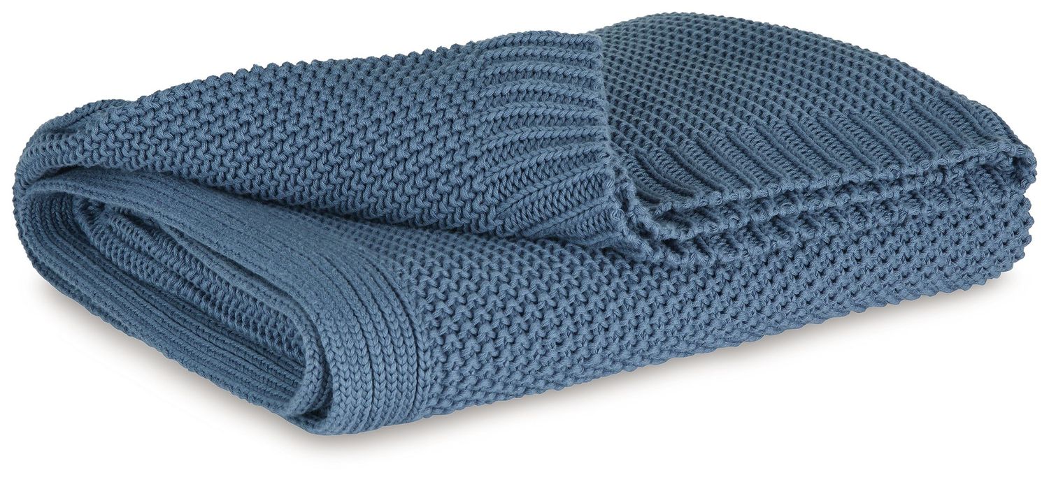 Gayelery - Throw, Color: Blue, Option: 3 Pieces