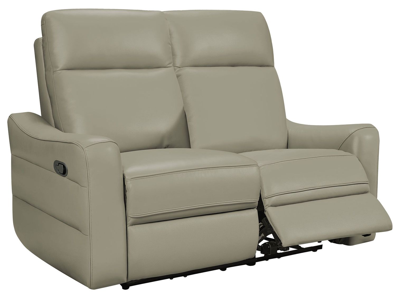 3517 - Loveseat With Manual Recliners, Color: Gray