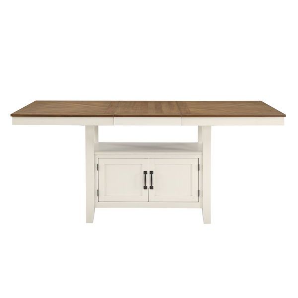 Hyland - Counter Height Table, Color: White