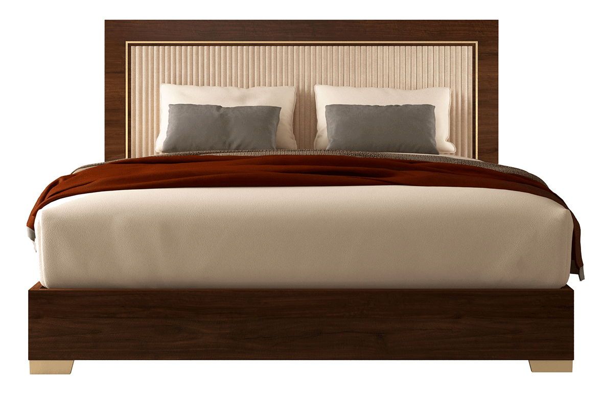 Eva - Upholstered Bed, Size: Queen