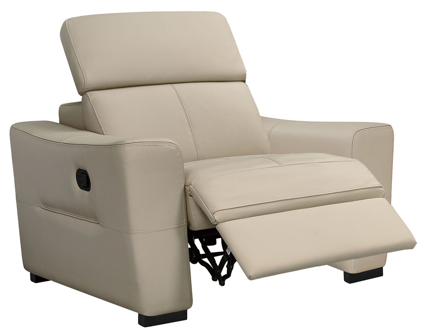 6021 - Armchair With Manual Recliner, Color: Beige