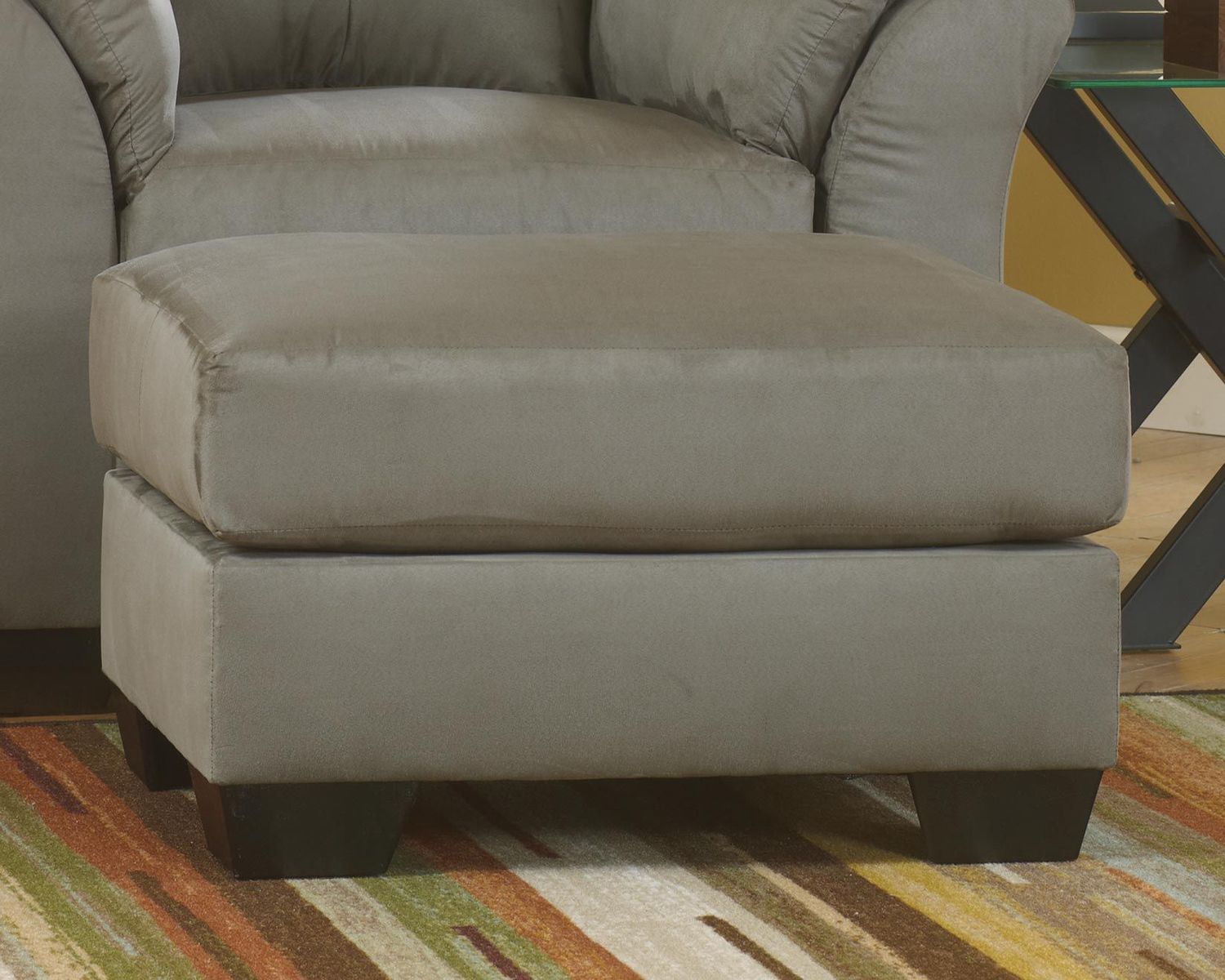 Darcy - Ottoman, Color: Dark Gray