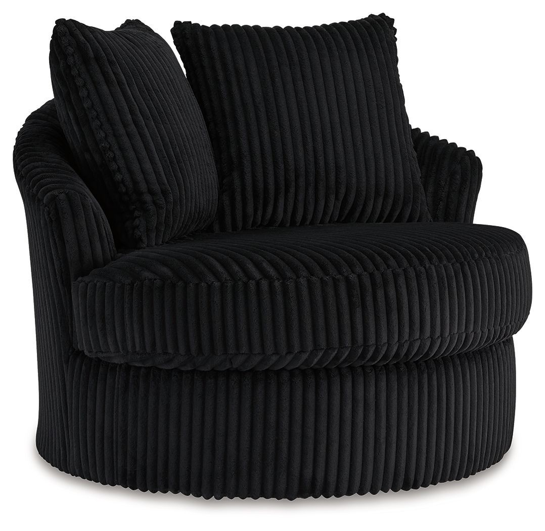 Gramwell - Swivel Chair, Color: Black