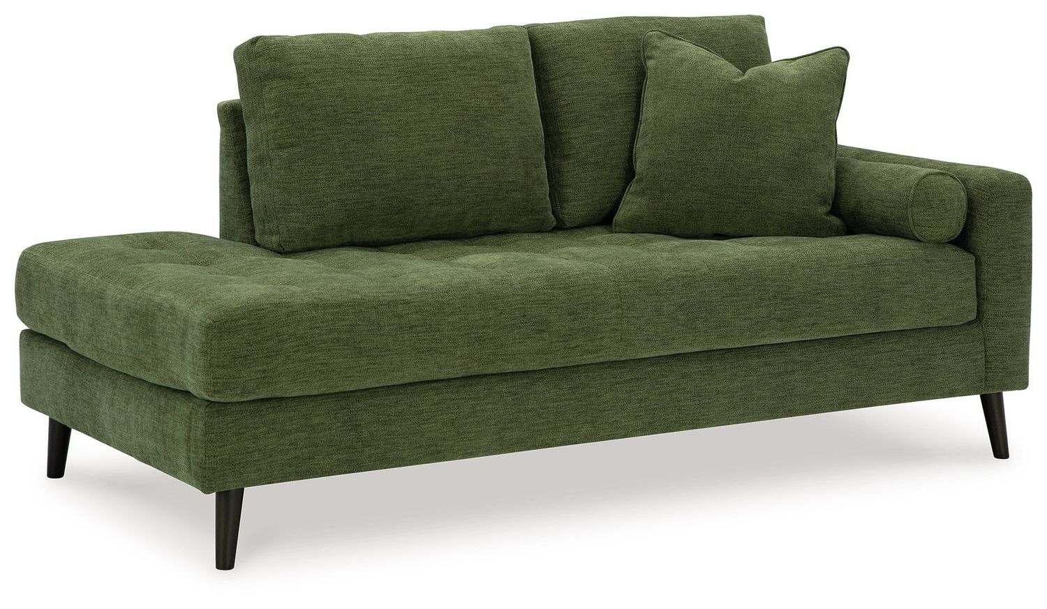 Bixler - RAF Corner Chaise, Color: Green