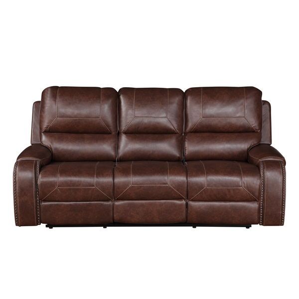Keily - Reclining Sofa, Color: Dark Brown