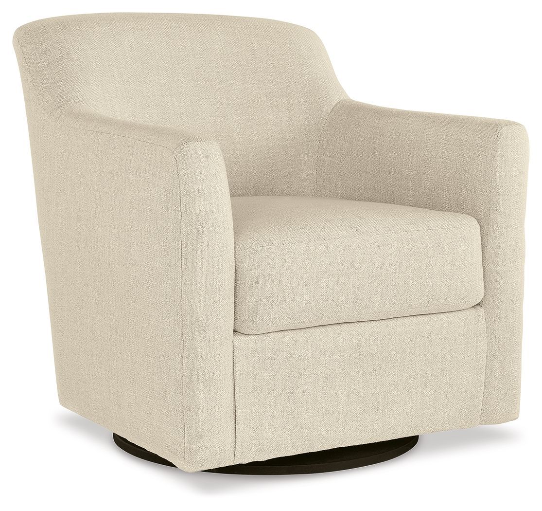 Bradney - Swivel Accent Chair, Color: Beige