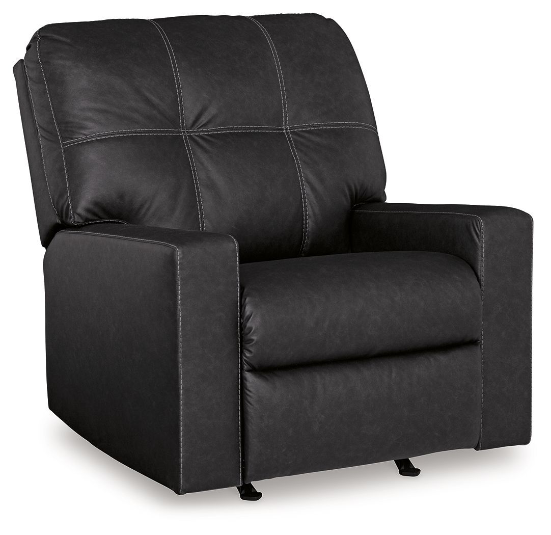 Barlin Mills - Rocker Recliner, Color: Black