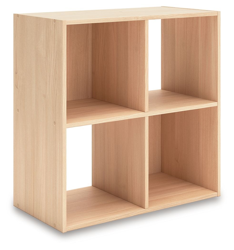 Piperton - Cube Organizer - Wood, Color: Beige, StorageOption: 4 Cubes
