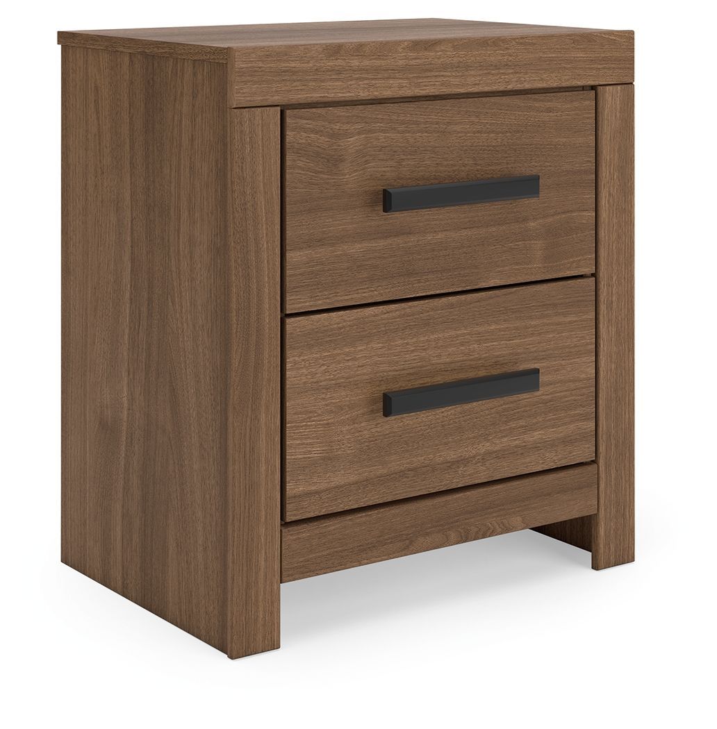 Broachmyn - Two Drawer Night Stand, Color: Light Brown