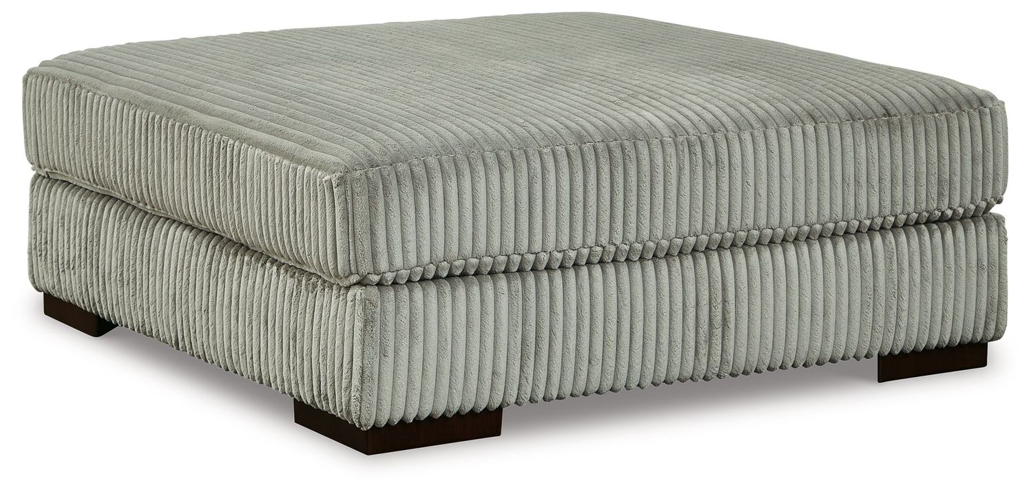 Lindyn - Oversized Accent Ottoman, Color: Gray