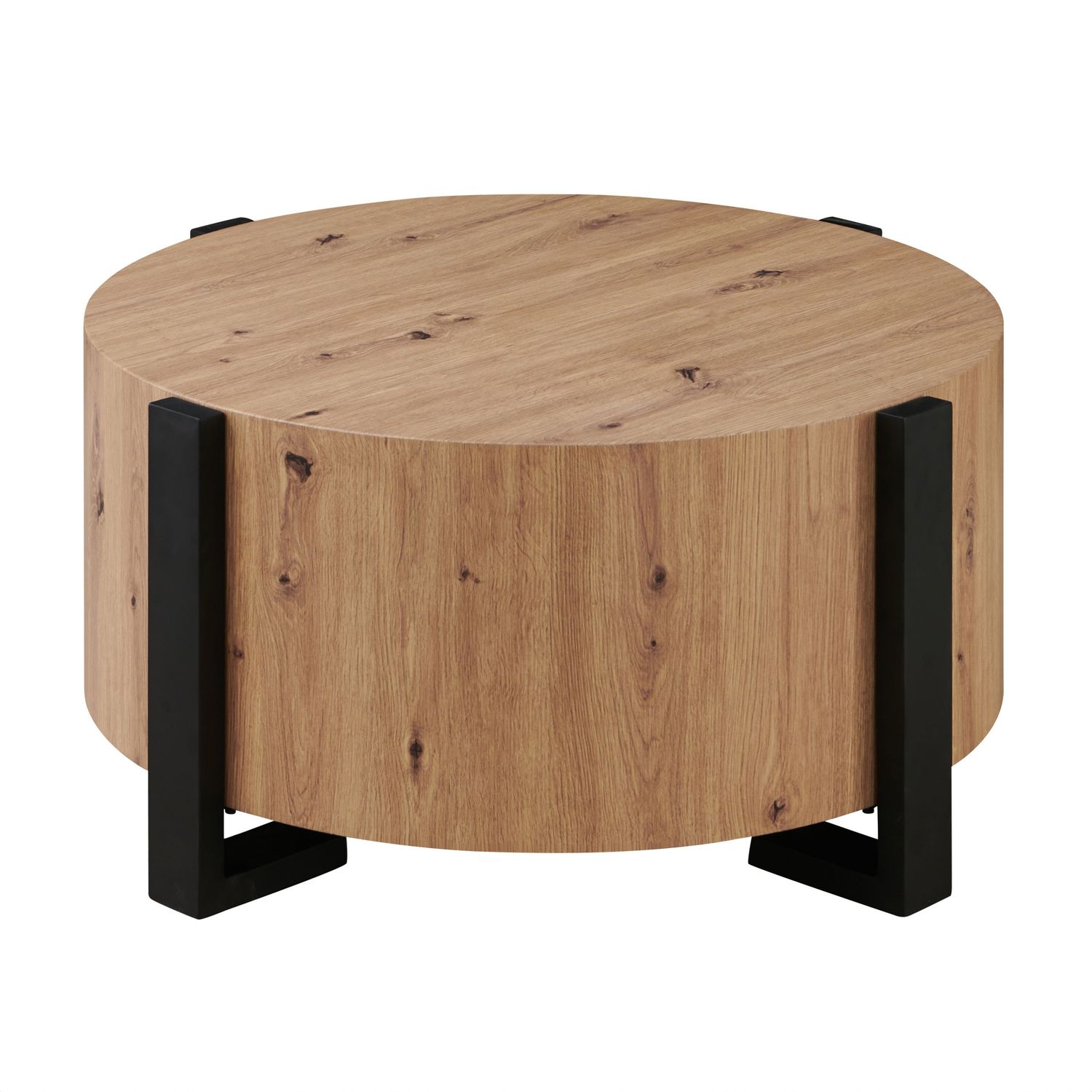 Darcie - Faux Wood Round Table, ProductType: Cocktail Tables