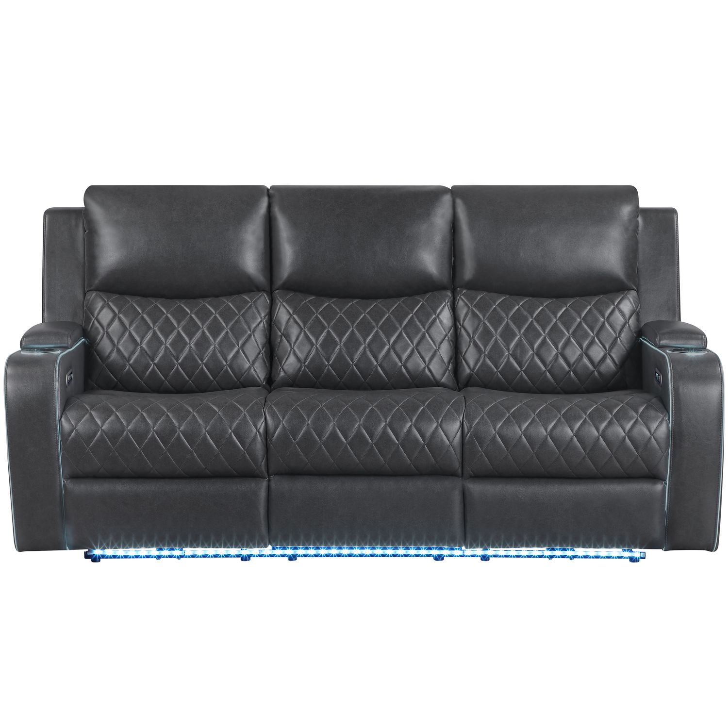 Luna - Power Sofa, Color: Dark Gray
