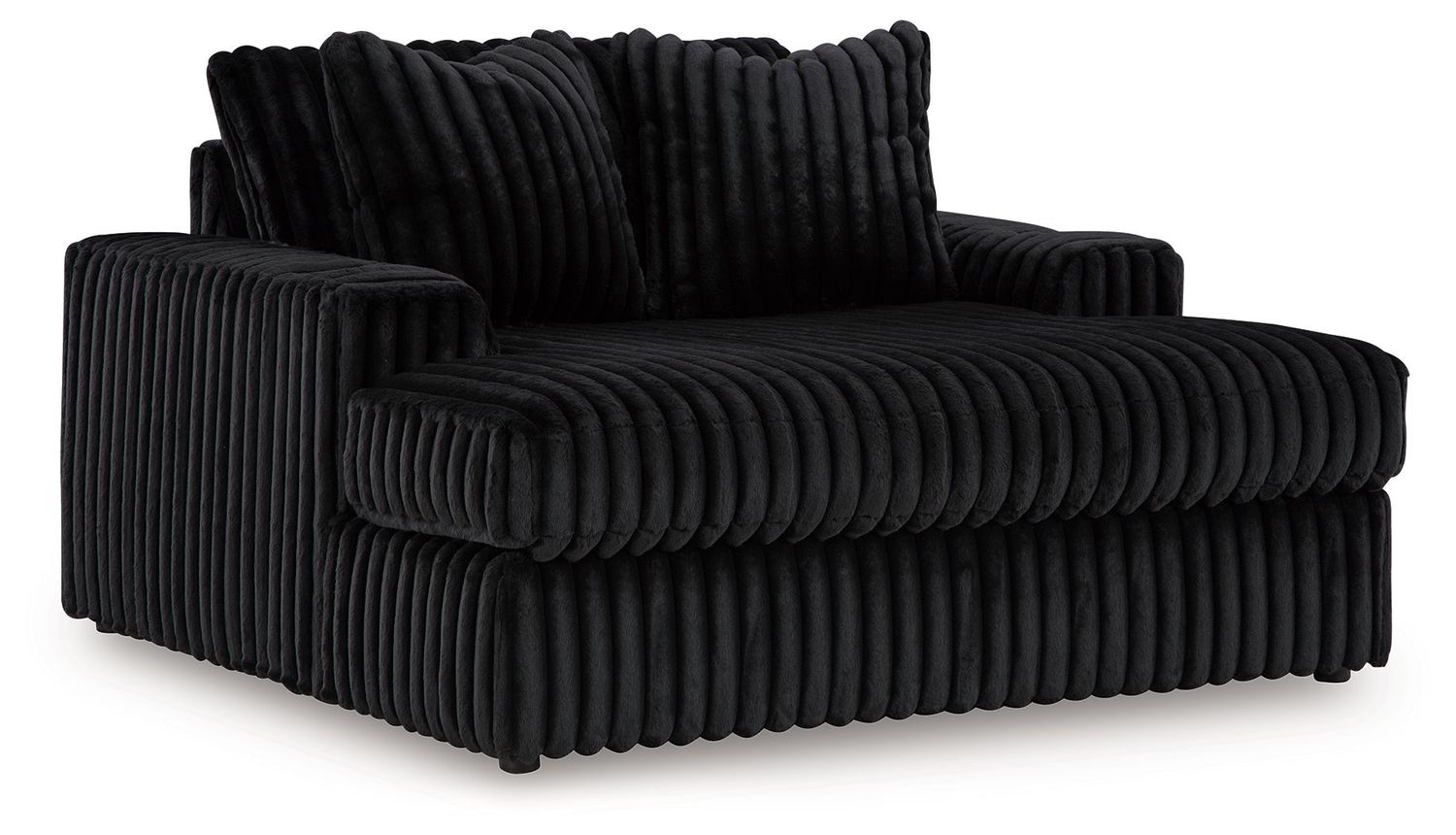 Midnight-Madness - Oversized Chaise, Color: Black