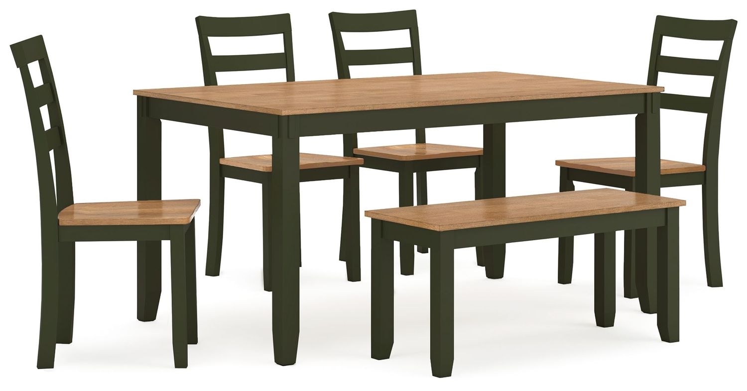 Gesthaven - Dining Room Table Set, Color: Green