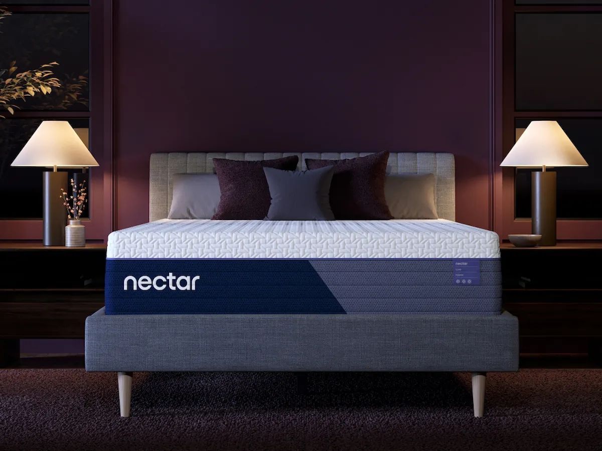 Nectar Luxe Hybrid - White - Mattress, Size: King