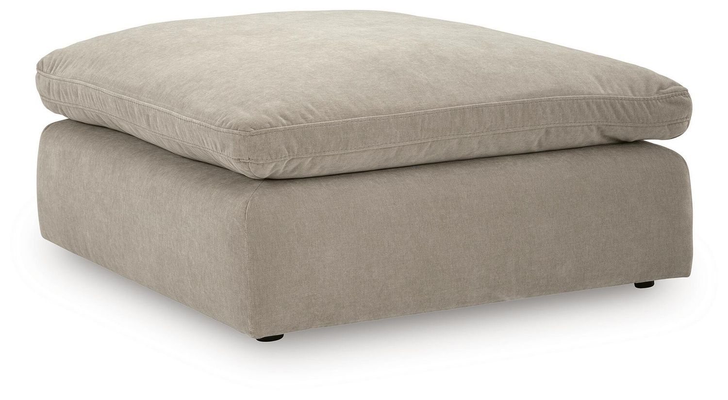 Maxton Heights - Oversized Accent Ottoman, Color: Gray