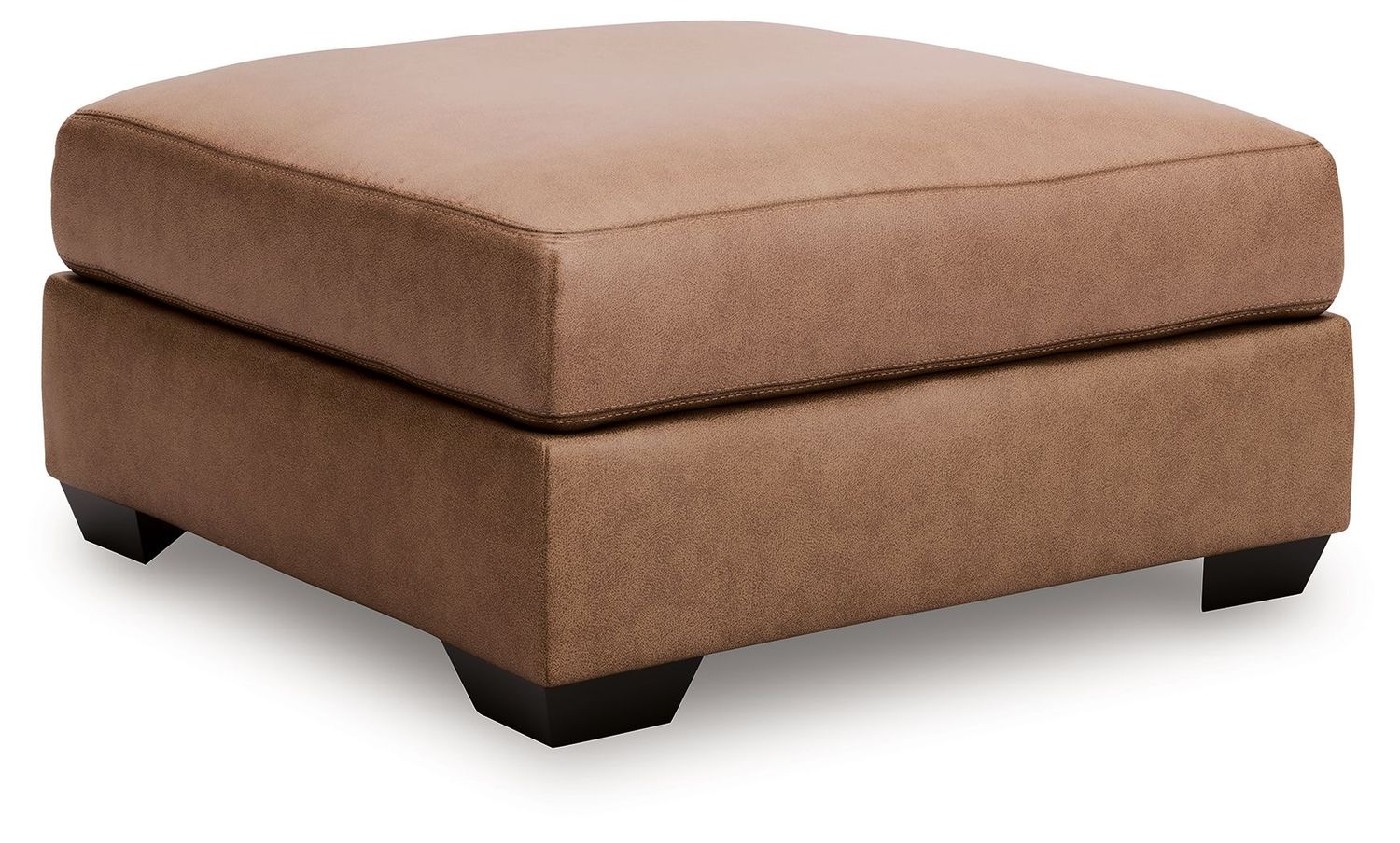 WillowBend - Oversized Accent Ottoman, Color: Light Brown