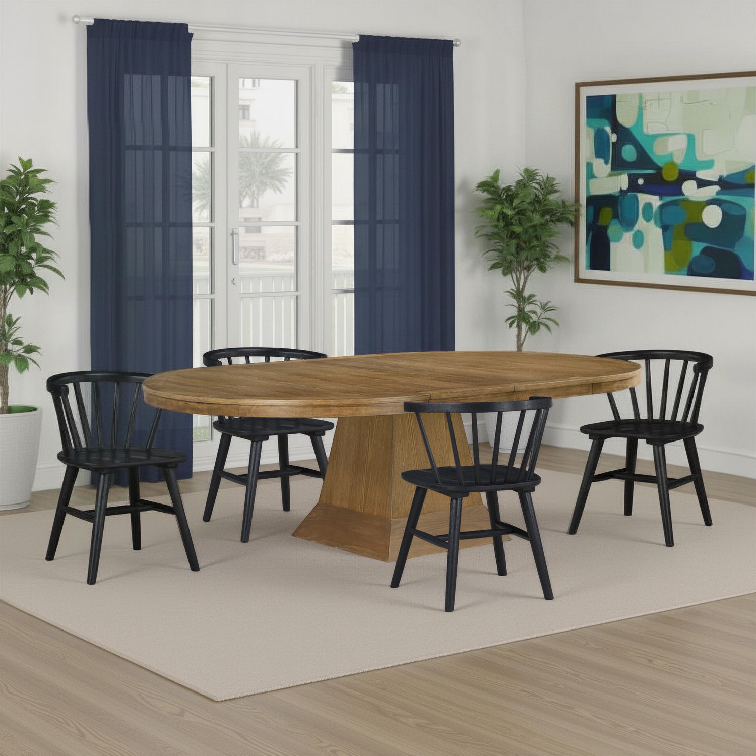 Vaughn - Dining Set, Sets: 5 Pc. Table, 4 Chairs