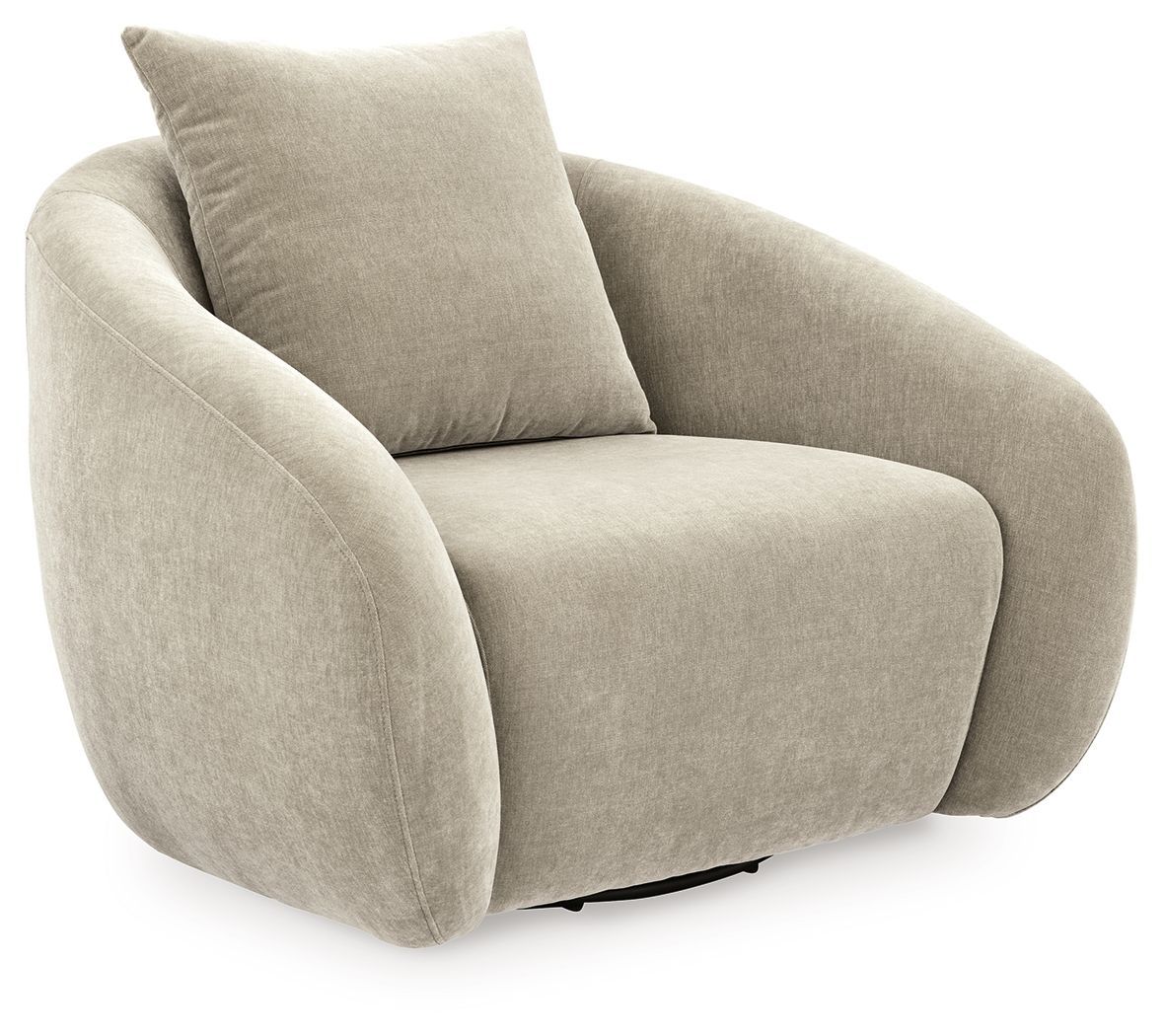 Yahya - Swivel Accent Chair, Color: Gray