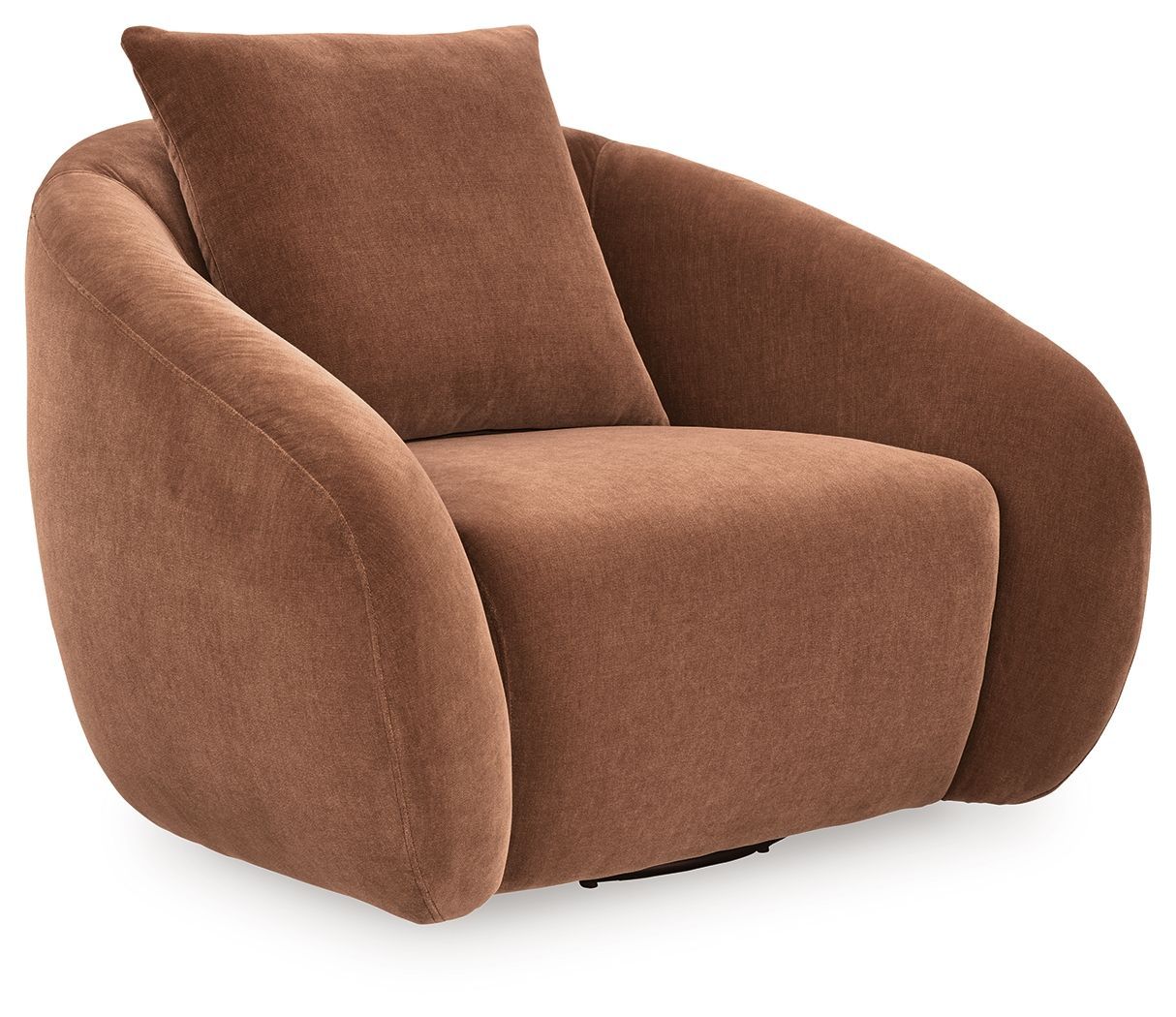 Yahya - Swivel Accent Chair, Color: Orange