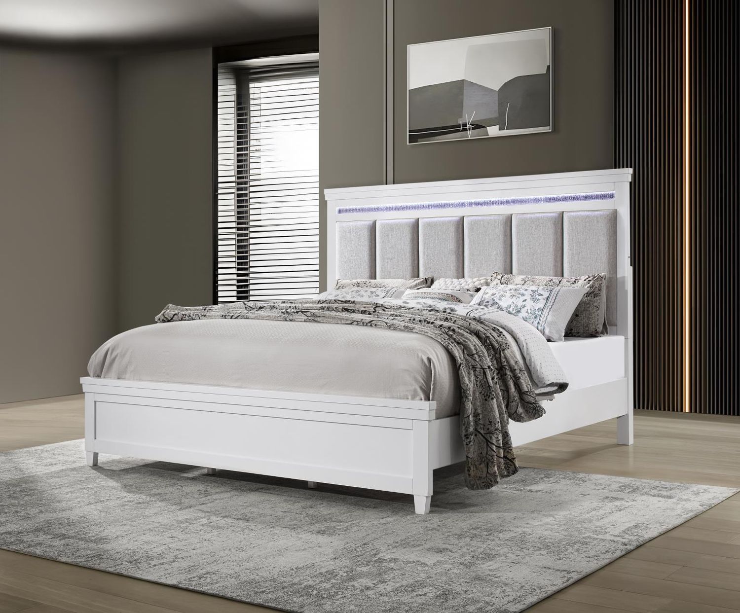 B230 - LED Bed, Size: King