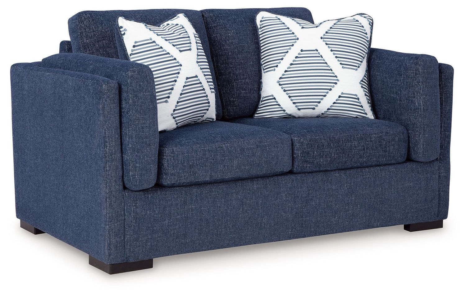 Evansley - Loveseat, Color: Blue