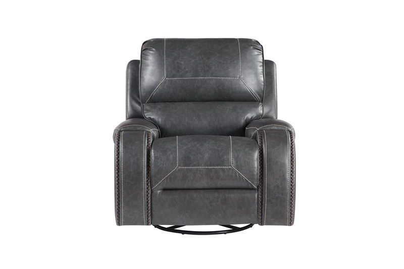 Keily - Swivel Recliner, Color: Dark Gray