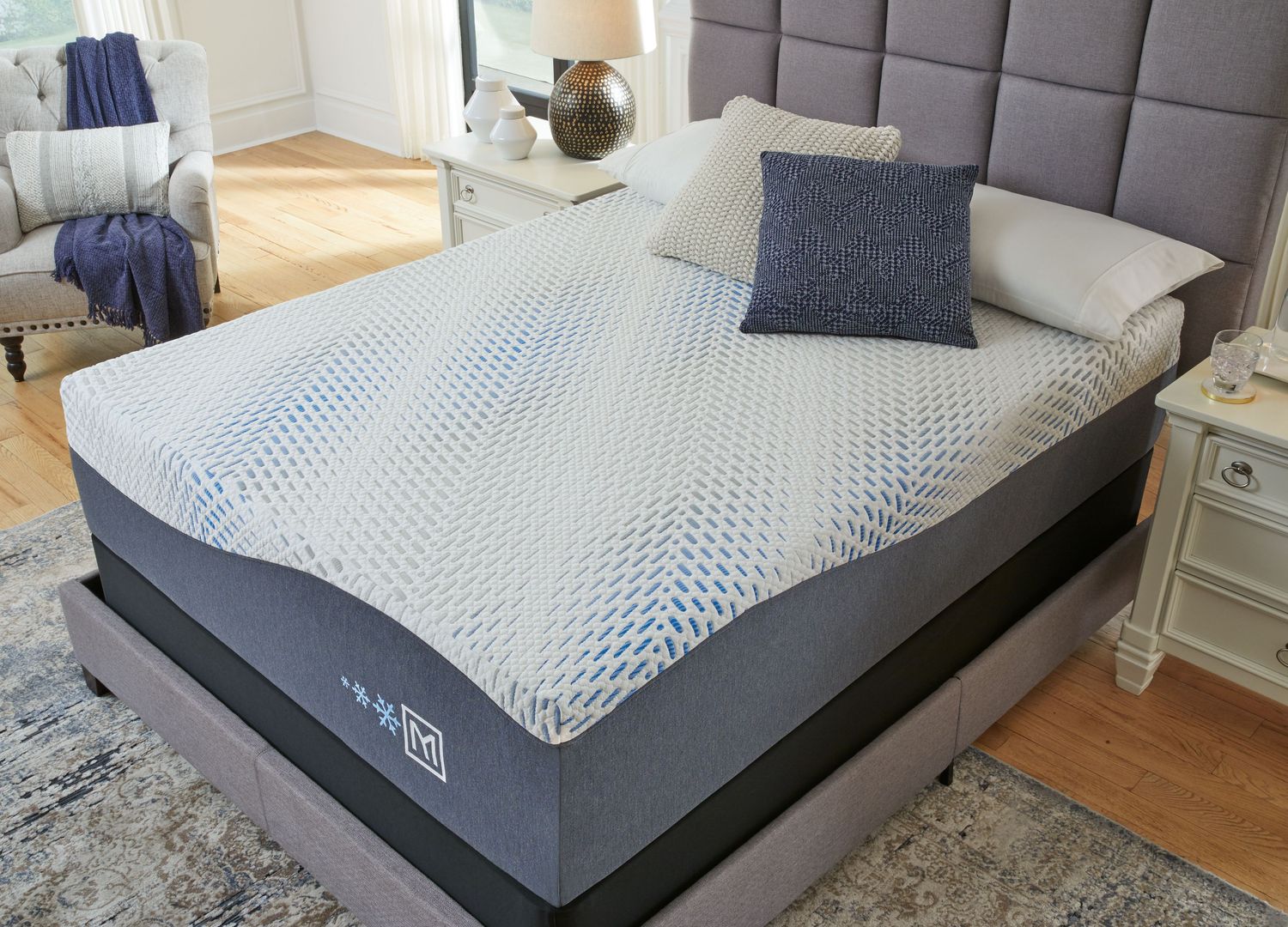 Millennium - Luxury Gel Mattress, Foundation, Size: Queen