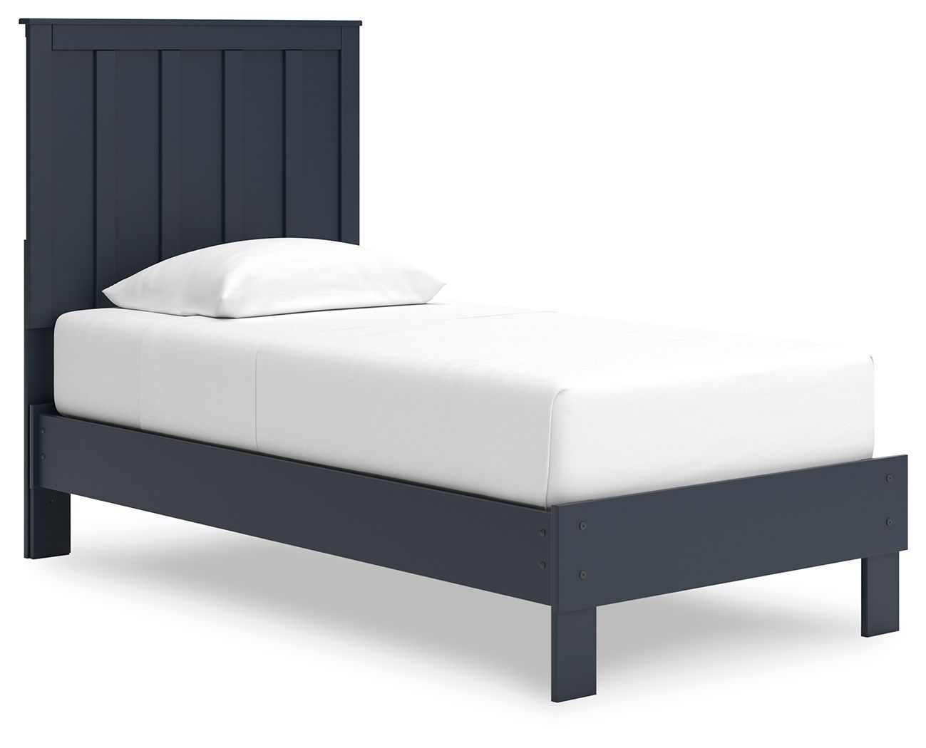 Simmenfort - Platform Bed With Panel Headboard, Size: Twin