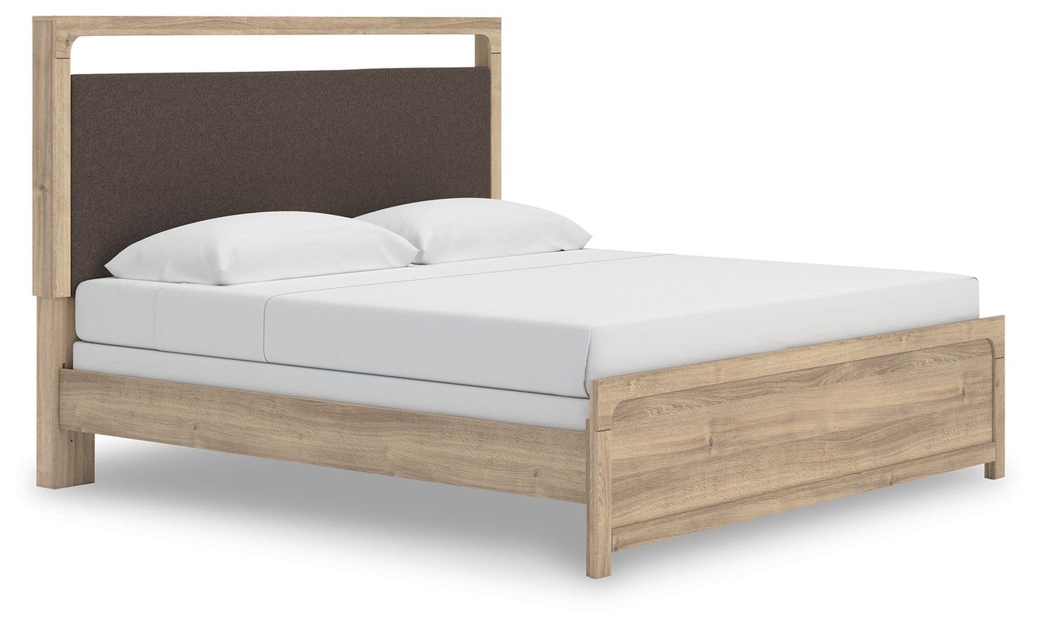 Kinlanni - Upholstered Panel Bed, Size: King