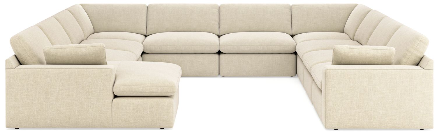 Elyza - Sectional, Configuration: 10 Pc. Sectional