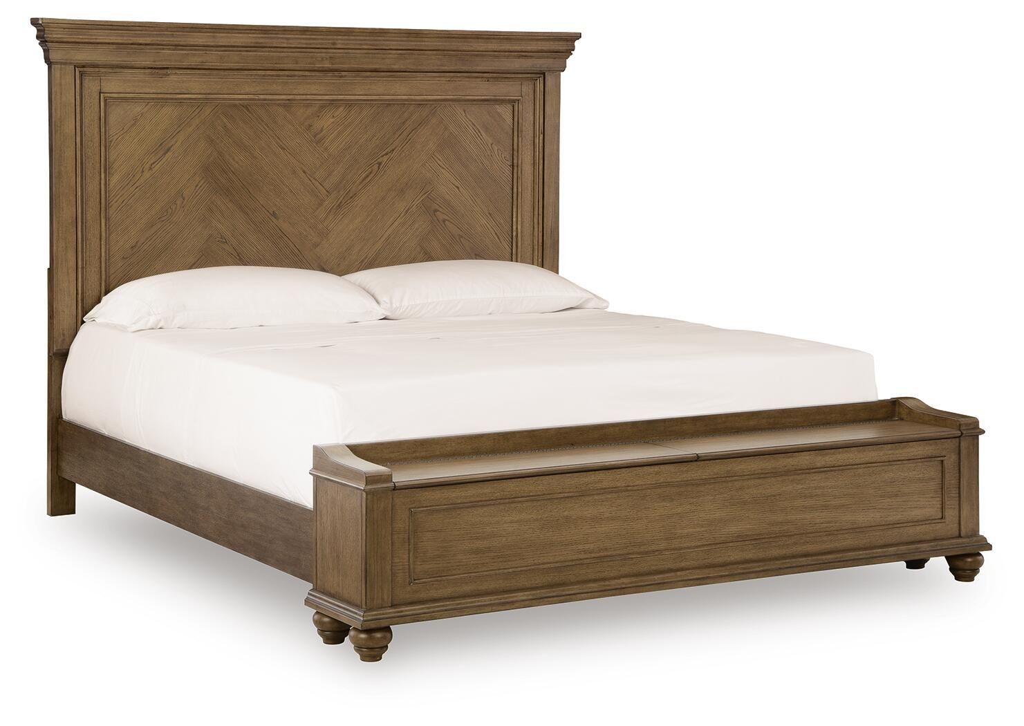 Karallin - Panel Storage Bed, Size: King