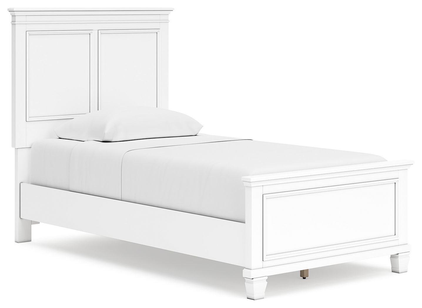 Fortman - Panel Bed, Size: Twin, StorageOption: None