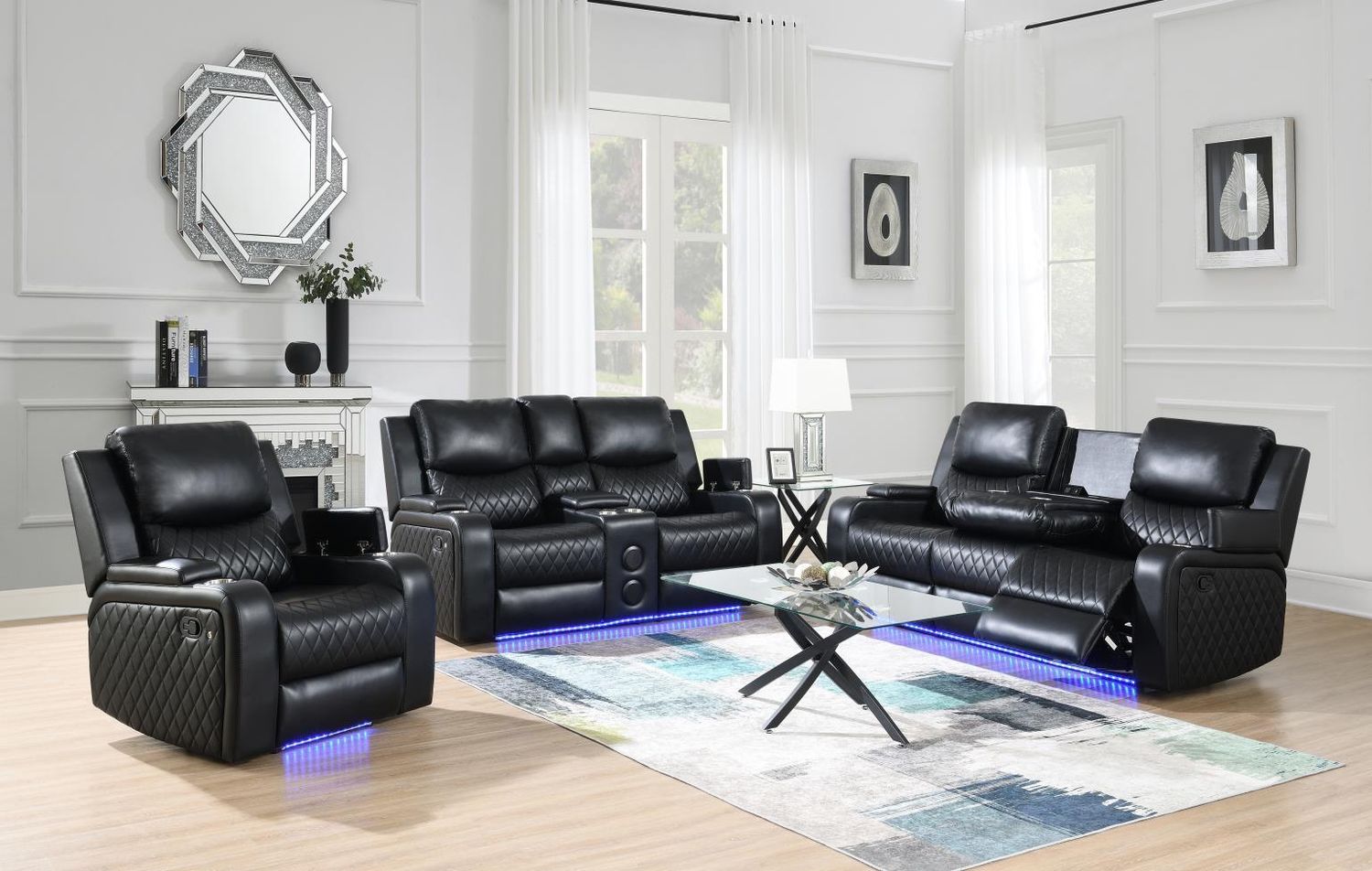 U126 - Living Room Set, Sets: 2 Pc. Reclining Sofa, Loveseat