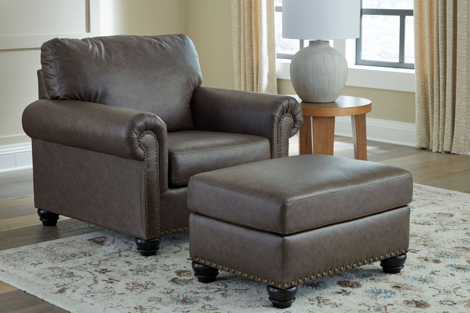 Roxmere - Living Room Set, Sets: 2 Pc. Chair, Ottoman