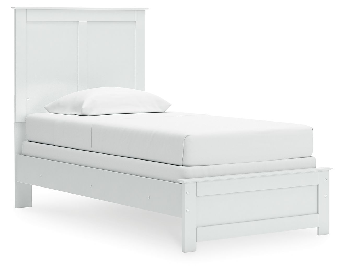 Bostwick Shoals - Panel Bed With Framed Footboard, Size: Twin