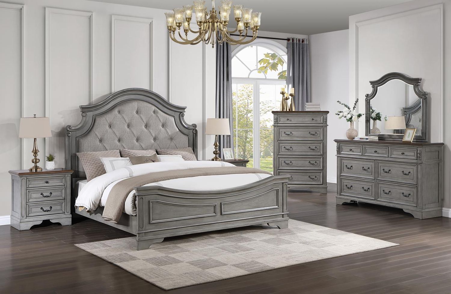 B112 - Bedroom Set, Size: King